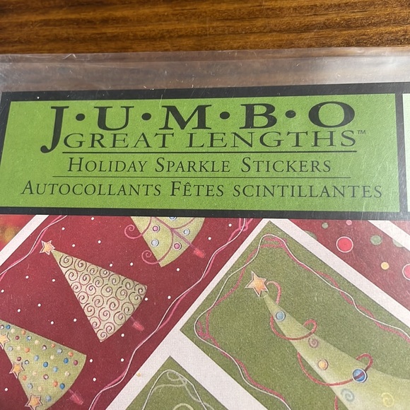 NIP Creative Memories Holiday Sparkle Jumbo Great Lengths stickers - Picture 2 of 3